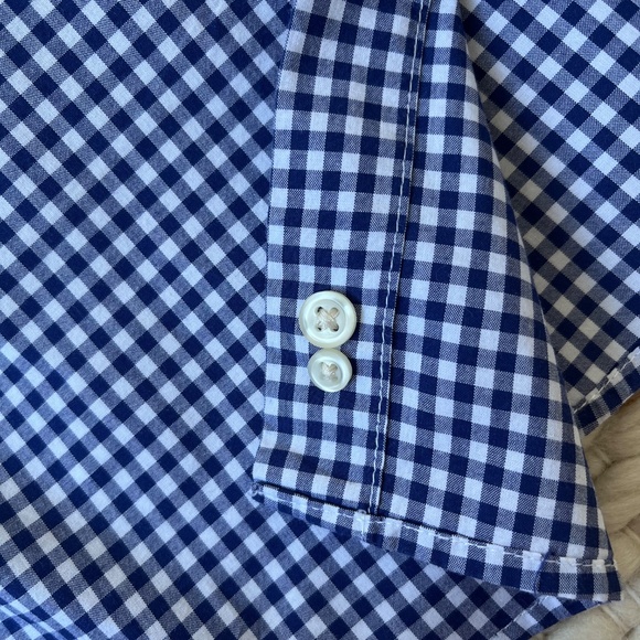 Polo Ralph Lauren Boys Long Sleeve Button Down Down Gingham Shirt XL 18-20 Dress - Picture 5 of 7